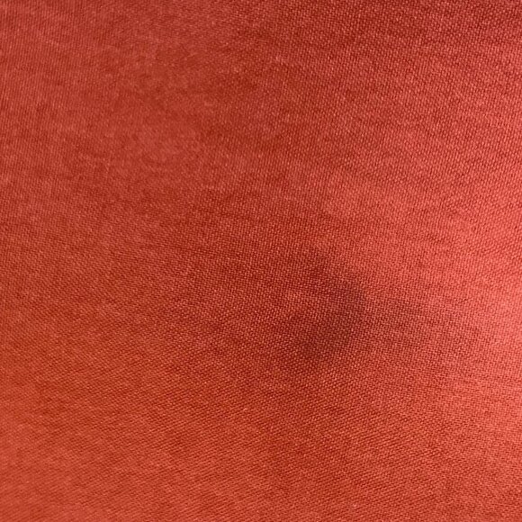 Perry Ellis 100% Silk Dress Shirt Mens L Orange Short Sleeve Button-Up Pocket - Picture 5 of 10